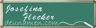 Josefina Flecker Visitenkarte